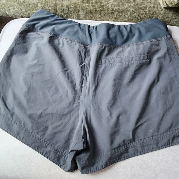 Layer 8 Women's Charcoal Athletic Shorts - Picture 2 of 5
